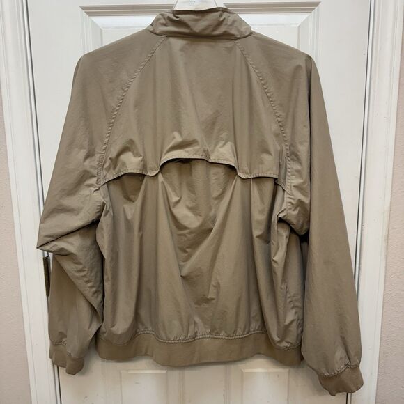 Vintage Polo Ralph Lauren Tan Beige Harrington Bomber Jacket Lined Mens XL - Picture 2 of 10